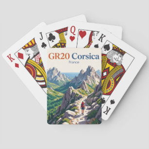 Jeu De Cartes Sentier GR20, Corse France