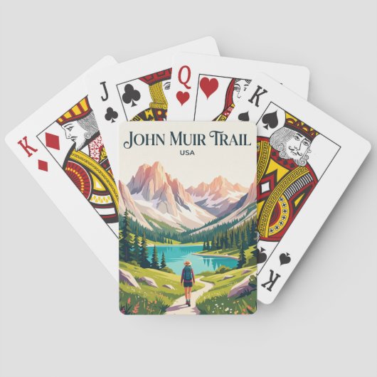 Jeu De Cartes Sentier John Muir USA (dos)