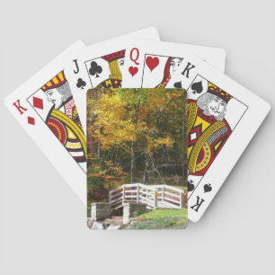 Jeu De Cartes Sept Sources Pont D'Automne I Paysage D'Automne