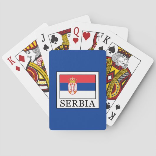 Jeu De Cartes Serbie (dos)