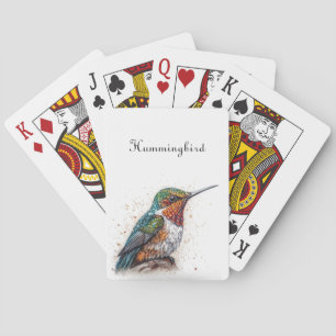 Jeu De Cartes Serenade de colibri bijoux, coutume