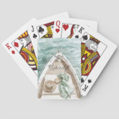 Jeu De Cartes Serenity Calm Ocean Boat (dos)