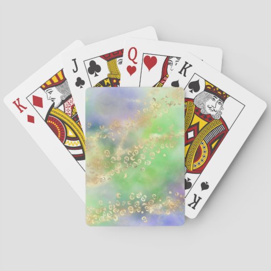 Jeu De Cartes Série de design peinture léopard 4   (dos)