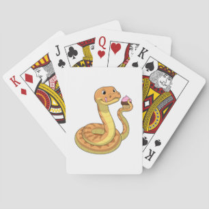 Jeu De Cartes Serpent avec muffin