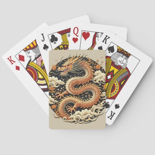 Jeu De Cartes Serpent d'or (dos)