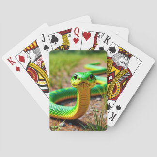 Jeu De Cartes Serpent vert