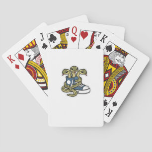 Jeu De Cartes Serpents sur chaussures