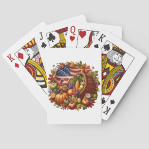 Jeu De Cartes Serre de dinde américaine/américaine/Thanksgiving