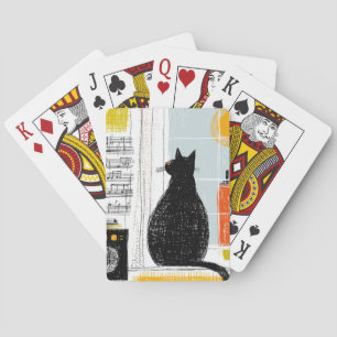 Jeu De Cartes Set de salle de Vinyl Black Cat High Rise Live