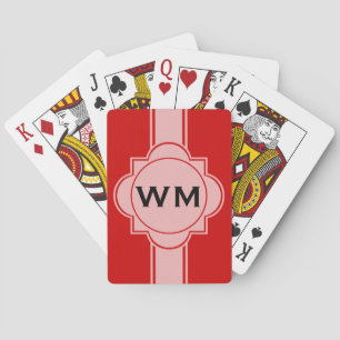 Jeu De Cartes SEULEMENT COULEUR/blanc BANNIÈRE de BOUTON +
