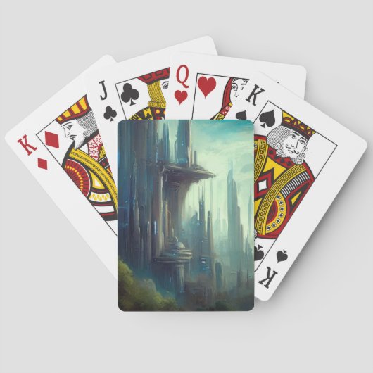 Jeu De Cartes SF City Forest Planet (3) (dos)