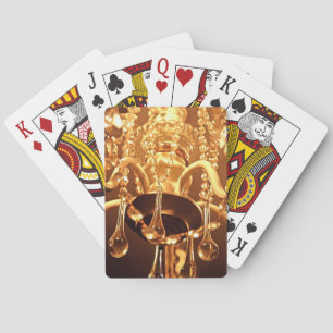Jeu De Cartes Shabby Chandelier Bling 1-Gold BICYCLE CARDS