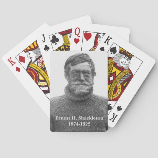 Jeu De Cartes Shackleton dans l'image antarctique de Nimrod (dos)