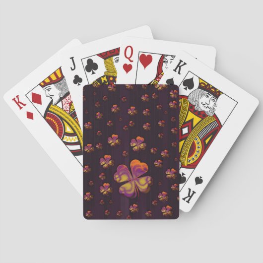 Jeu De Cartes Shamrocks de Lucky | (dos)