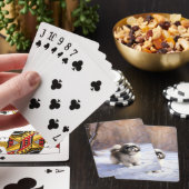 Jeu De Cartes Shih Tzu Laisse Neige Noël (In Situ)