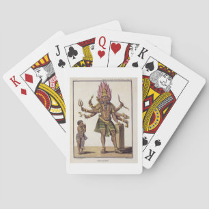 Jeu De Cartes Shiva comme Virapatren, seigneur avec le mal mal