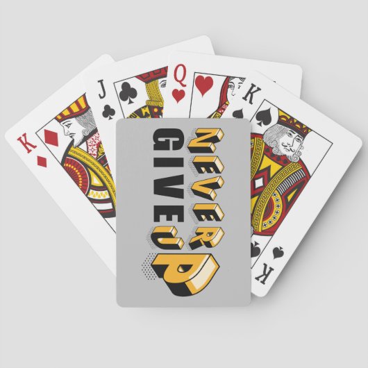 Jeu De Cartes Si Vrai, N'Abandonnez Jamais, 3 Dimensions (dos)