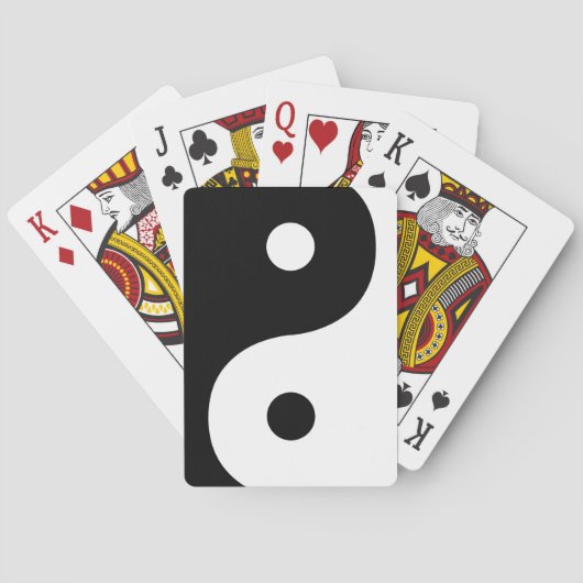 Jeu De Cartes Sides Yin et Yang (dos)
