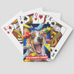 Jeu De Cartes Sifflets de fête pour chien heureux