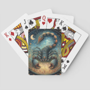 Jeu De Cartes Signe astrologique Scorpion Céleste Anniversaire