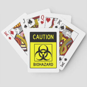 JEU DE CARTES SIGNE BIOHAZARD TRÈS FUN ATTENTION