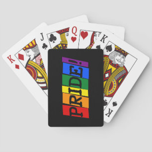 Jeu De Cartes Signe de texte LGBT pride
