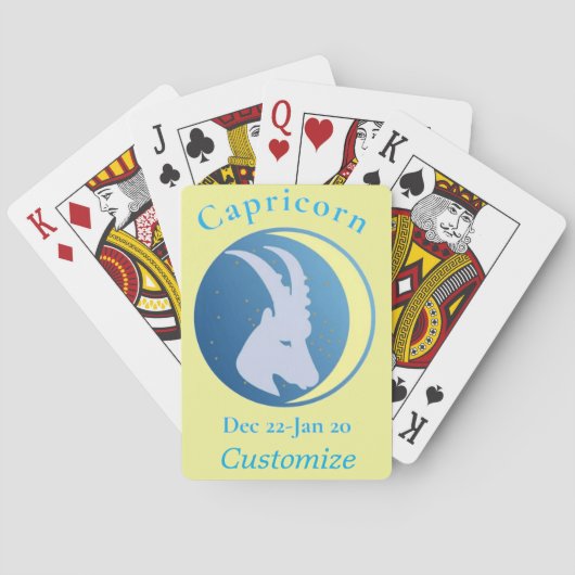 Jeu De Cartes Signe du Capricorne Thunder_Cove (dos)