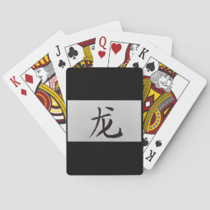 Jeu De Cartes SIGNE Zodiaque chinois Dragon noir
