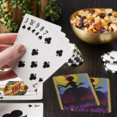 Jeu De Cartes Silhouette Art Déco   (In Situ)