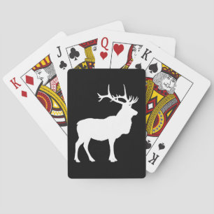 Jeu De Cartes Silhouette d'élan