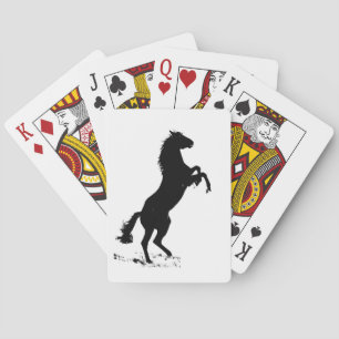 Jeu De Cartes Silhouette du cheval d'élevage