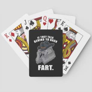 Jeu De Cartes S'Ils Parlent Derrière Le Dos Fart Mème Drôle