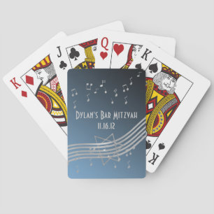 Jeu De Cartes Silver Music Bar Mitzvah