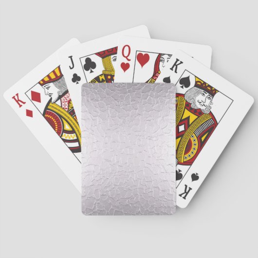 Jeu De Cartes Silver Stainless (dos)