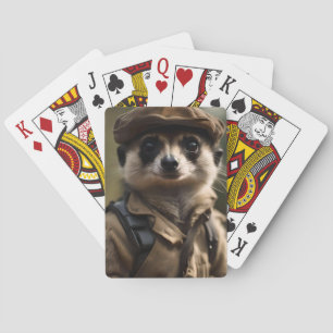 Jeu De Cartes Silvester de salut le Meerkat : un conte de vétéra