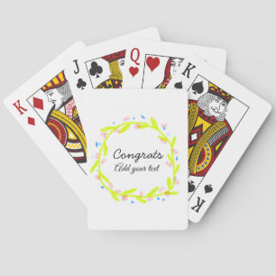 Jeu De Cartes Simple congratulation graduation add your