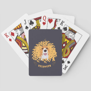 Jeu De Cartes Simple Élégant Mignon mon chien et Halloween