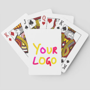 Jeu De Cartes simple et minimal ajoutez votre logo/votre design