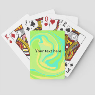 Jeu De Cartes Simple minimal vert aquarelle pailleté ajouter du 