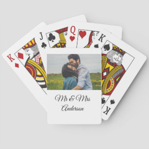 Jeu De Cartes Simple minimaliste monsieur et madame ajoutez votr