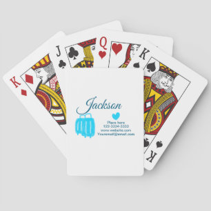 Jeu De Cartes Simple minimum ajouter votre nom texte place ville