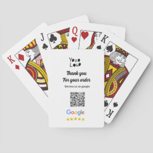 Jeu De Cartes Simple minimum q r code ajouter logo code d'analys