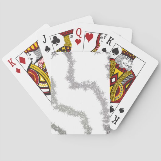 JEU DE CARTES SIMPLE MODERNE MODERNE MONOGRAM ÉLÉGANT CHIC STYLE (dos)