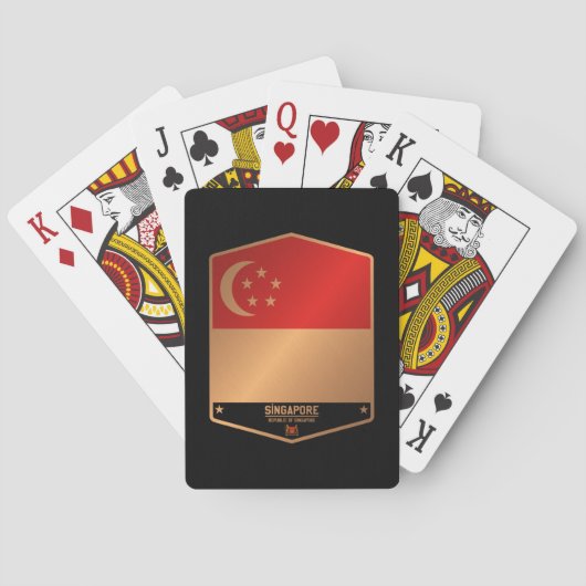 Jeu De Cartes Singapour (dos)