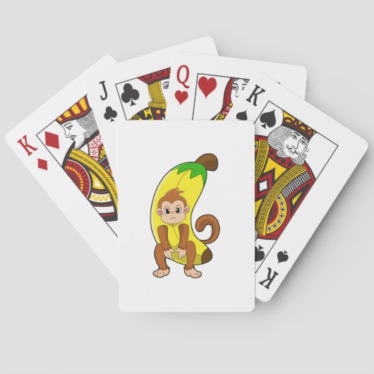 Jeu De Cartes Singe à la banane (dos)