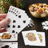 Jeu De Cartes Singe avec Popsicle (In Situ)