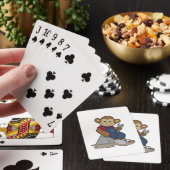 Jeu De Cartes Singe comme mécanicien avec clé (In Situ)