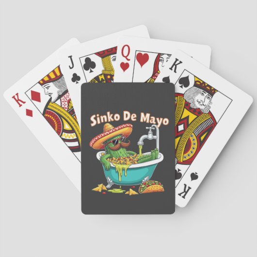 Jeu De Cartes Sinko de Mayo"Funny Cinco de Mayo Cactus (dos)