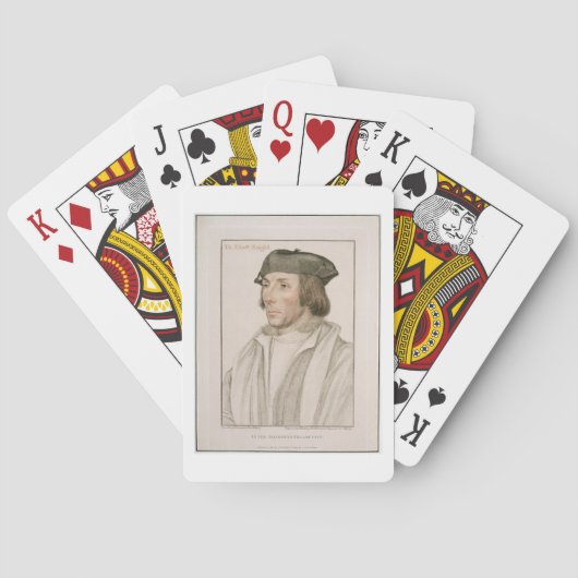 Jeu De Cartes Sir Thomas Elyot (c.1490-1546) gravé par Frances (dos)