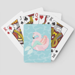 Jeu De Cartes Sirène adorable et mignonne, mer
